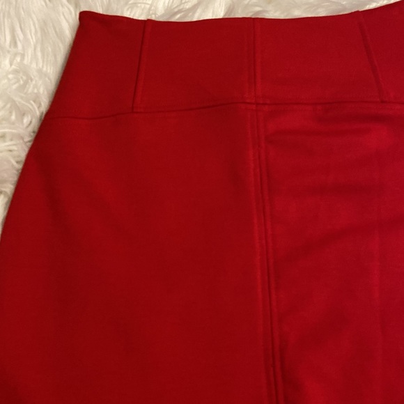 NY& C Skirt size 0 brand new with tag color red long 22” waist 28” - Picture 8 of 8